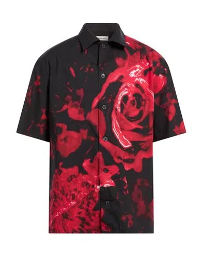 Mcq By Alexander Mcqueen Mcq Alexander Mcqueen Man Shirt Red Size 16 Cotton