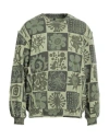 Mcq By Alexander Mcqueen Mcq Alexander Mcqueen Man Sweatshirt Military Green Size Xl Cotton In Green