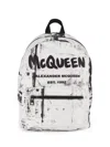 Mcq By Alexander Mcqueen Mcq Alexander Mcqueen Men's Logo Backpack In Black White