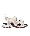 Mcq By Alexander Mcqueen Mcq Alexander Mcqueen Striae Open-toe Sandals In White