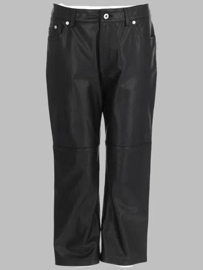 Mcq By Alexander Mcqueen Pantalone In Similpelle In Black