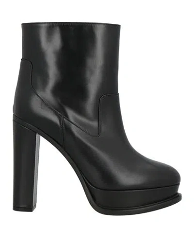 Mcq By Alexander Mcqueen Mcq Alexander Mcqueen Woman Ankle Boots Black Size 6 Leather