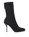 Mcq By Alexander Mcqueen Mcq Alexander Mcqueen Woman Ankle Boots Black Size 8 Textile Fibers In Black