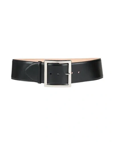 Mcq By Alexander Mcqueen Mcq Alexander Mcqueen Woman Belt Black Size 36 Calfskin