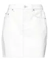Mcq By Alexander Mcqueen Denim Skirts In White