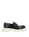 Mcq By Alexander Mcqueen Mcq Alexander Mcqueen Woman Loafers Black Size 8 Leather In Black