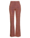 Mcq By Alexander Mcqueen Mcq Alexander Mcqueen Woman Pants Rust Size 4 Polyester, Viscose, Elastane In Red