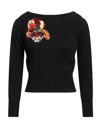 Mcq By Alexander Mcqueen Mcq Alexander Mcqueen Woman Sweater Black Size M Wool, Cashmere