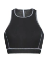 Mcq By Alexander Mcqueen Mcq Alexander Mcqueen Woman Top Black Size L Cotton, Elastane, Polyester In Black