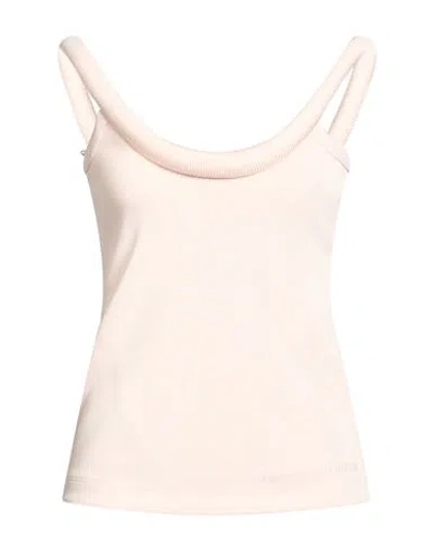 Mcq By Alexander Mcqueen Mcq Alexander Mcqueen Woman Top Pink Size 8 Viscose, Polyamide, Elastane In White