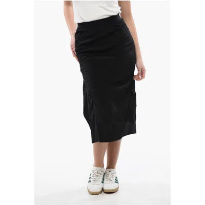 Mcq By Alexander Mcqueen Mcq Draped Pencil Skirt With Double Side Women's Splits