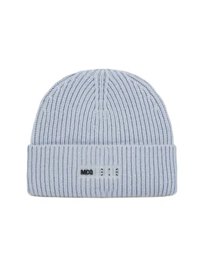 Mcq By Alexander Mcqueen Mcq Ic0 Logo Wool Beanie In Blue