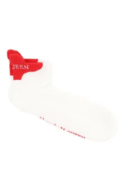Mcq By Alexander Mcqueen Mcq Knit Ankle Socks In White