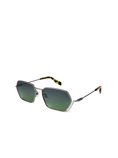 Mcq By Alexander Mcqueen Mcq Mq0351 Square Frame Sunglasses In Metallic