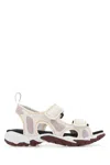 Mcq By Alexander Mcqueen Mcq Alexander Mcqueen Woman Sandals White Size 6 Textile Fibers, Rubber In Multicoloured