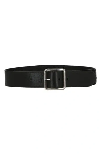 Mcq By Alexander Mcqueen Mcq Wide Leather Belt In Black