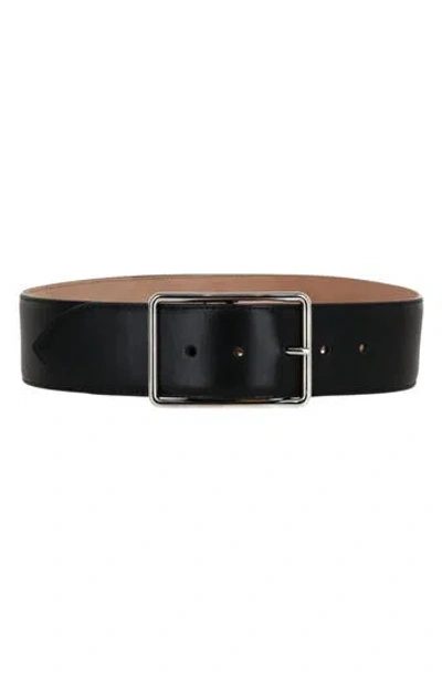 Mcq By Alexander Mcqueen Mcq Wide Leather Belt In Black