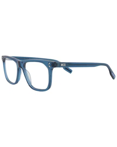Mcq By Alexander Mcqueen Men's Mq0377o 52mm Optical Frames In Blue