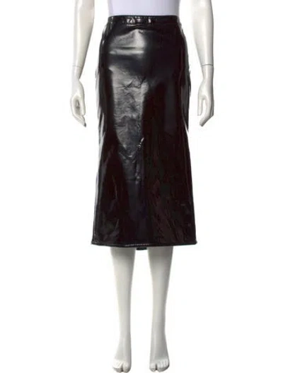 Pre-owned Mcq By Alexander Mcqueen Midi Length Skirt In Black