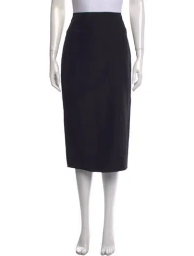 Pre-owned Mcq By Alexander Mcqueen Midi Length Skirt In Black
