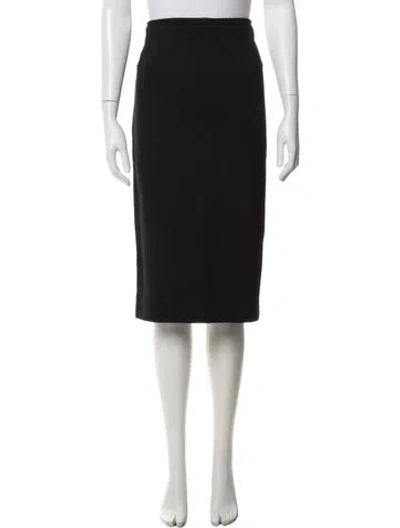 Pre-owned Mcq By Alexander Mcqueen Midi Length Skirt In Black