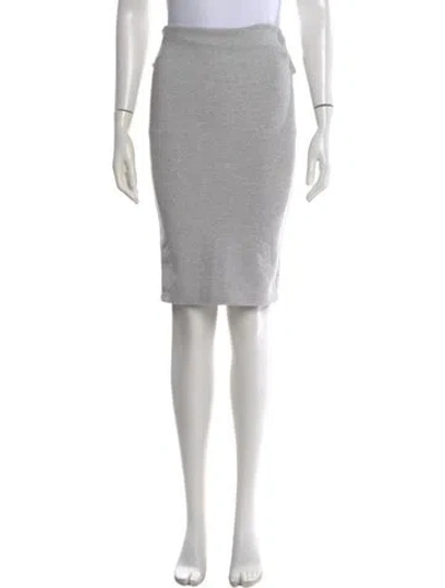 Pre-owned Mcq By Alexander Mcqueen Midi Length Skirt W/ Tags In Gray