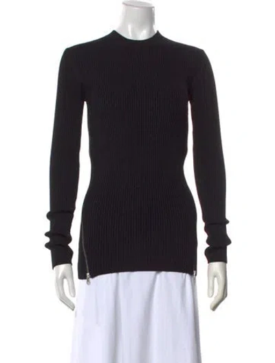 Pre-owned Mcq By Alexander Mcqueen Mock Neck Sweater In Black