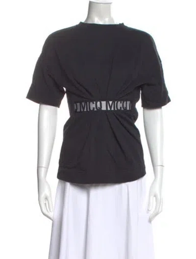 Pre-owned Mcq By Alexander Mcqueen Mock Neck Sweater In Gray