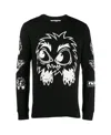 Mcq By Alexander Mcqueen Monster Pattern Printed Hoodie In Black