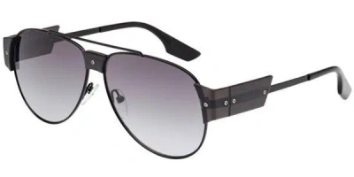 Mcq By Alexander Mcqueen Mq0002s 001 Men's Sunglasses Black Size 58