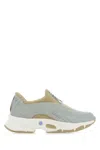MCQ BY ALEXANDER MCQUEEN MULTICOLOR FABRIC AND SUEDE ARATANA 2.0 SLIP ONS