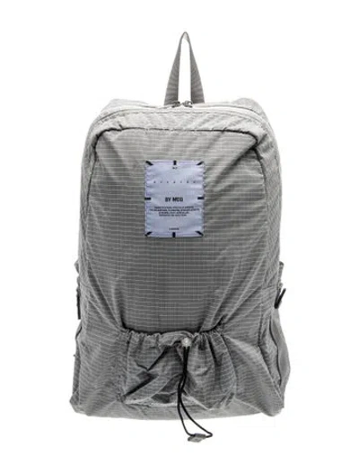 Pre-owned Mcq By Alexander Mcqueen Nylon Backpack In Silver