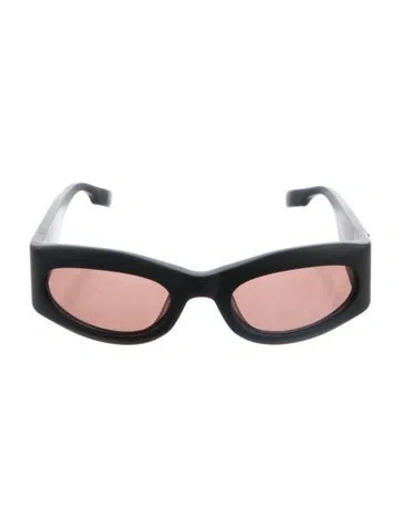 Pre-owned Mcq By Alexander Mcqueen Oversize Tinted Sunglasses In Grey