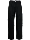 Mcq By Alexander Mcqueen Logo-print Wide-leg Trousers In Black