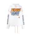 Mcq By Alexander Mcqueen Pattern Printed Hooded Sweater In White