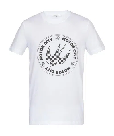 Mcq By Alexander Mcqueen Pattern Printed White T-shirt