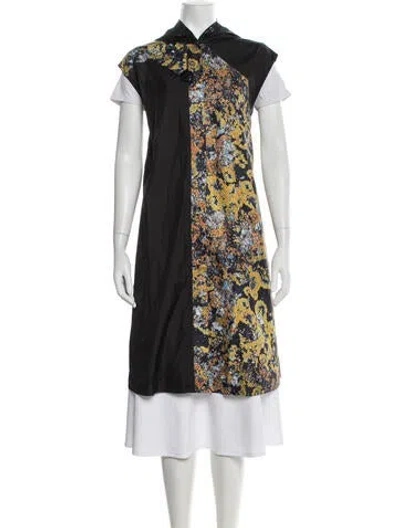 Pre-owned Mcq By Alexander Mcqueen Patterned Coat W/ Tags In Black