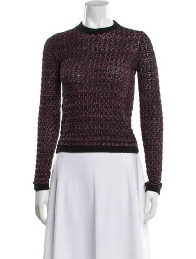 Pre-owned Mcq By Alexander Mcqueen Patterned Crew Neck Sweater In Multi