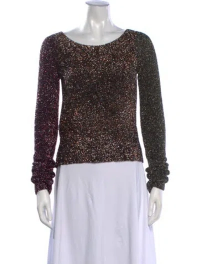 Pre-owned Mcq By Alexander Mcqueen Patterned Crew Neck Sweater W/ Tags In Multicolor