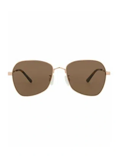 Pre-owned Mcq By Alexander Mcqueen Patterned Sunglasses W/ Tags In Gold