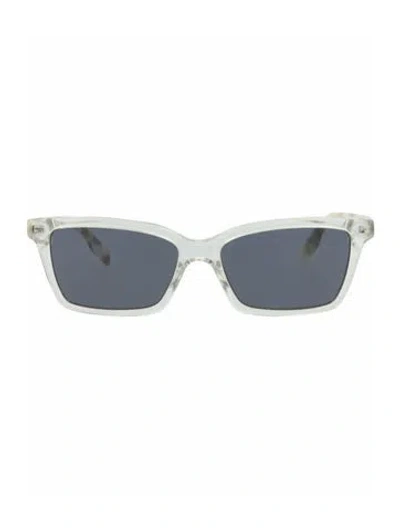 Pre-owned Mcq By Alexander Mcqueen Patterned Sunglasses W/ Tags In White