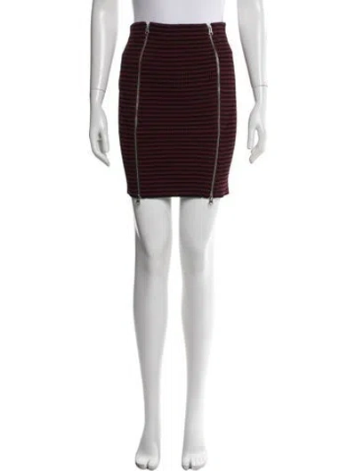 Pre-owned Mcq By Alexander Mcqueen Plaid Print Mini Skirt W/ Tags In Red