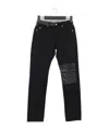 Mcq By Alexander Mcqueen Pocket Detail Denim Pants In Black