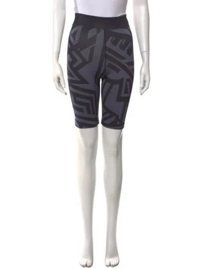 Pre-owned Mcq By Alexander Mcqueen Printed Knee-length Shorts In Gray