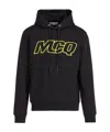 Mcq By Alexander Mcqueen Printed Logo Sweater In Black