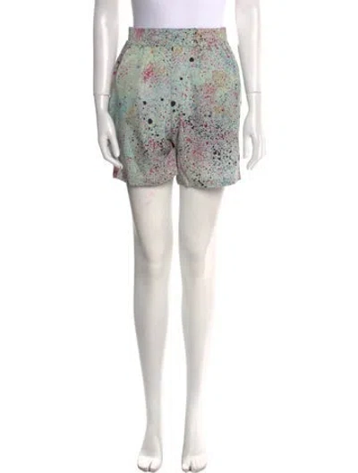 Pre-owned Mcq By Alexander Mcqueen Printed Mini Shorts W/ Tags In Multi