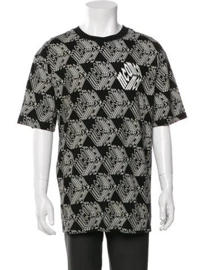 Pre-owned Mcq By Alexander Mcqueen Printed Short Sleeve Shirt In Gray