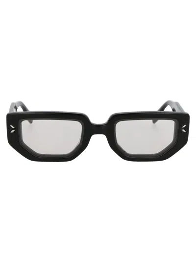 Mcq By Alexander Mcqueen Rectangle-frame Sunglasses In 005 Black Black Grey