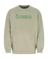 Mcq By Alexander Mcqueen Round Collar Long Sleeve Sweater In Nude