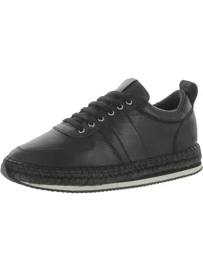 Mcq By Alexander Mcqueen Runner Espadrill Womens Faux Leather Casual And Fashion Sneakers In Black